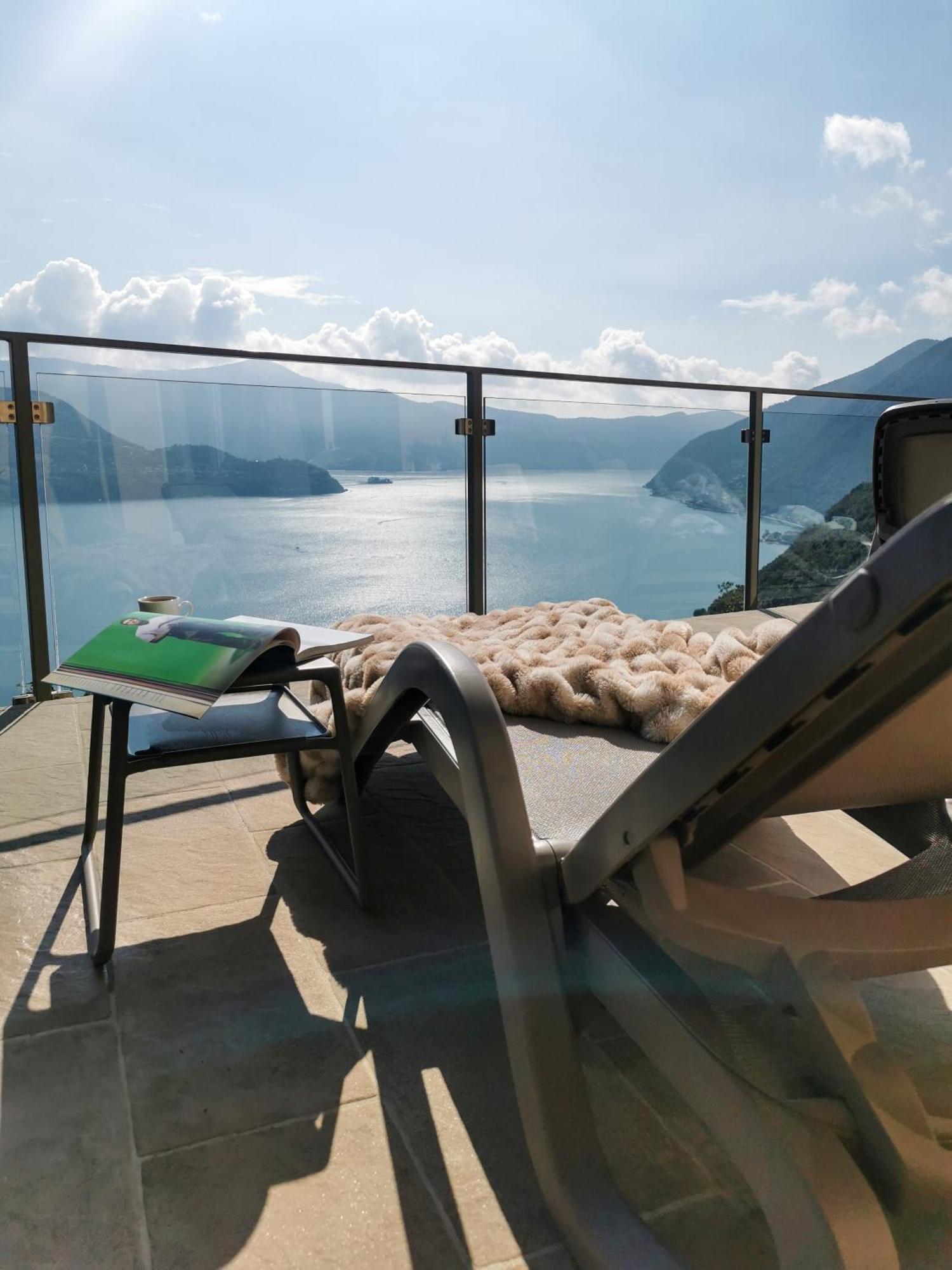 Mia Isola With Lake View, Garden And Swimming Pool Parzanica المظهر الخارجي الصورة