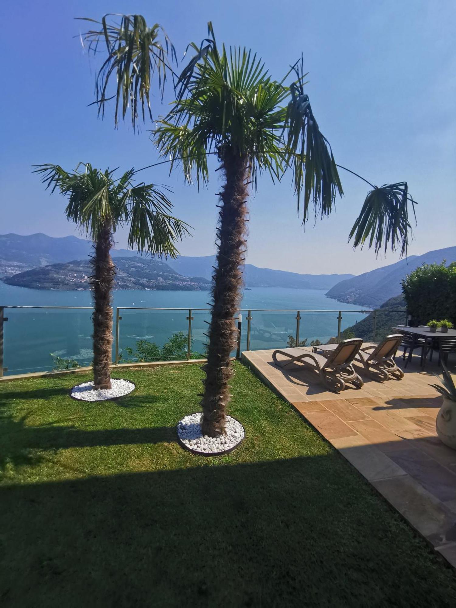Mia Isola With Lake View, Garden And Swimming Pool Parzanica المظهر الخارجي الصورة